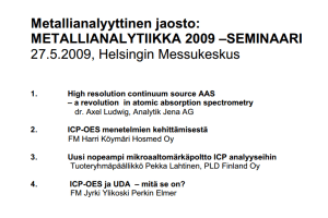 Kevätseminaarin 2009 -ohjelma